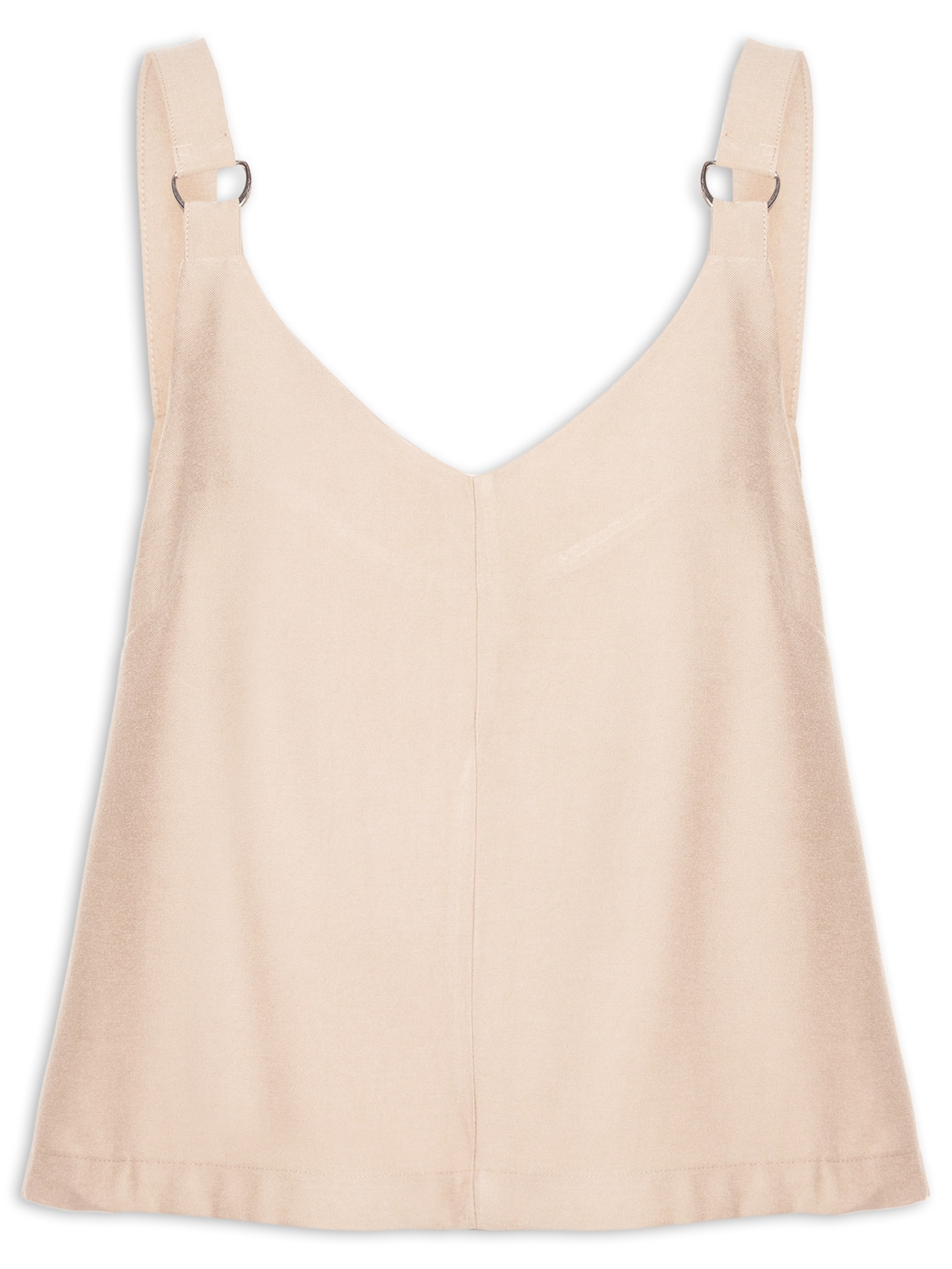 Blusa Feminina Detalhe Alça Bege Basiq