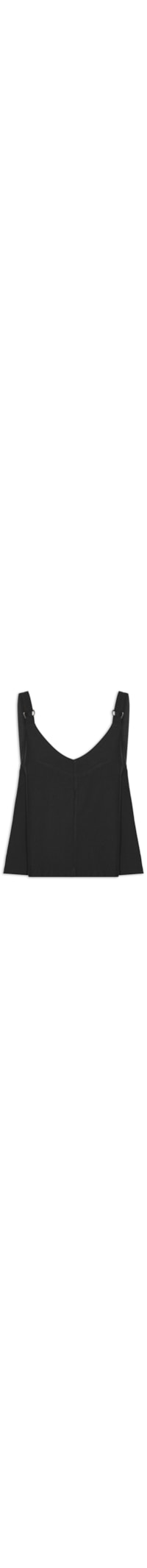 Blusa Feminina Detalhe Alça - Preto