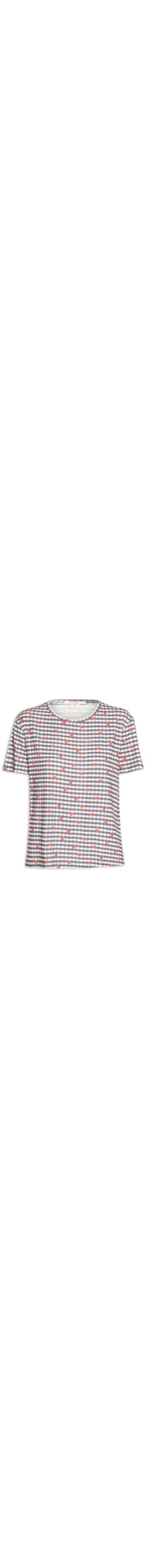 Blusa Feminina Digital Cerejinhas - Azul
