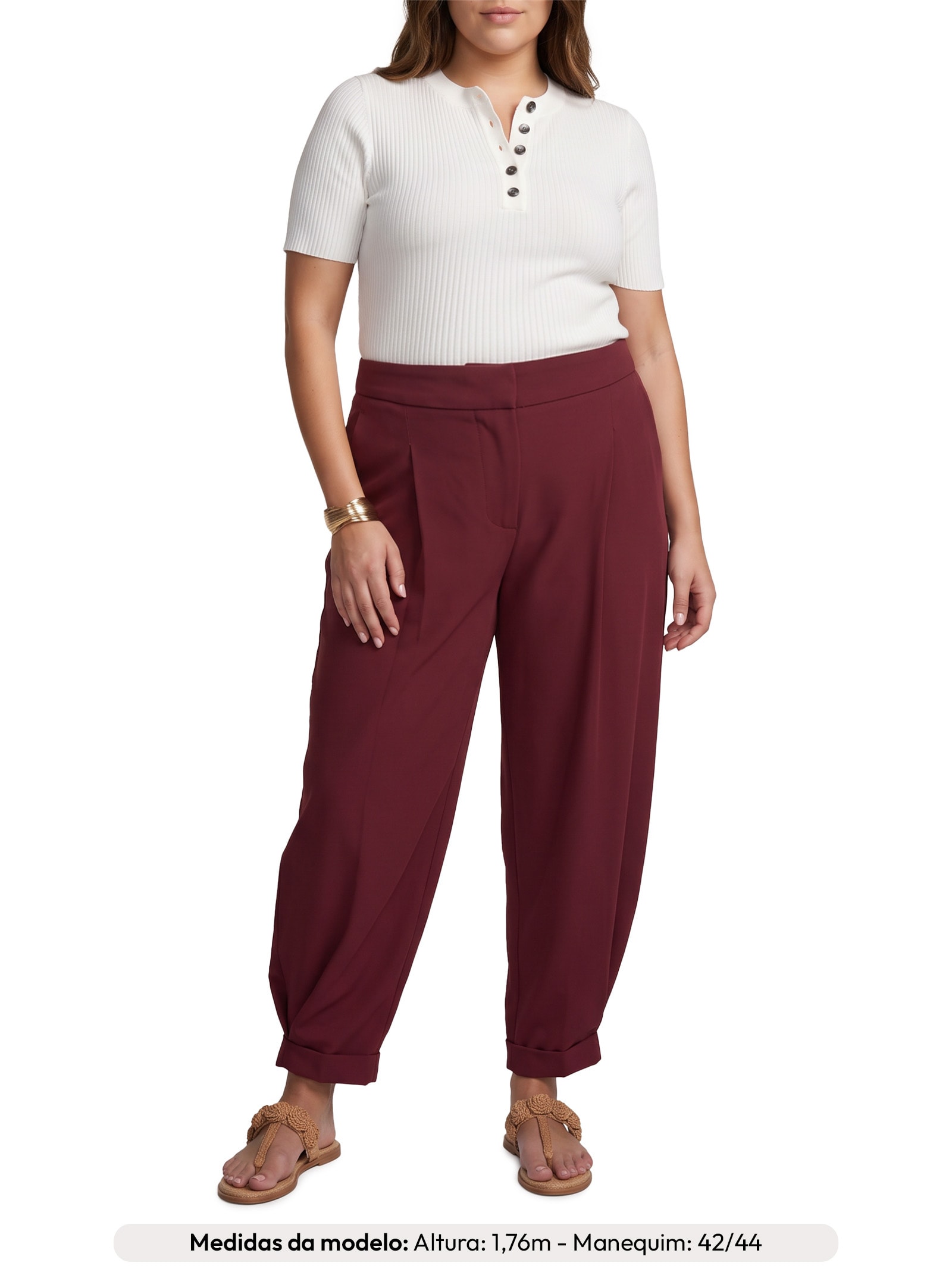 Blusa Feminina Dinora Branco Le Lis
