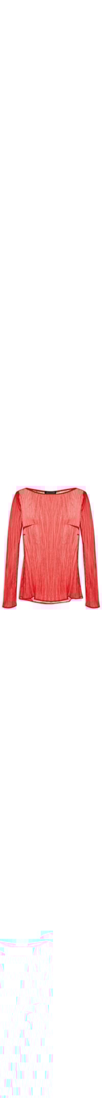 Blusa Feminina Dora Plissada - Vermelho