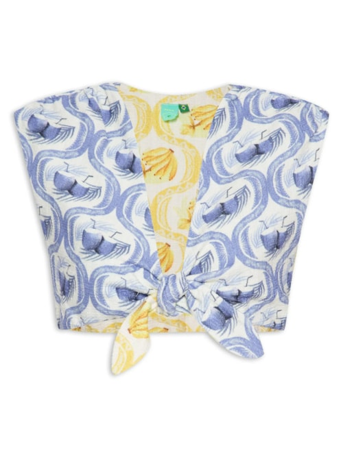 Blusa Feminina Double Lembrança De Verão – Azul