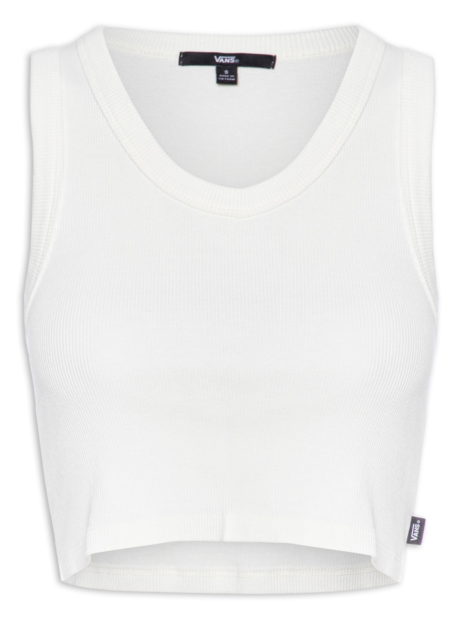 Blusa Feminina Drew RIB Tank Branco Vans