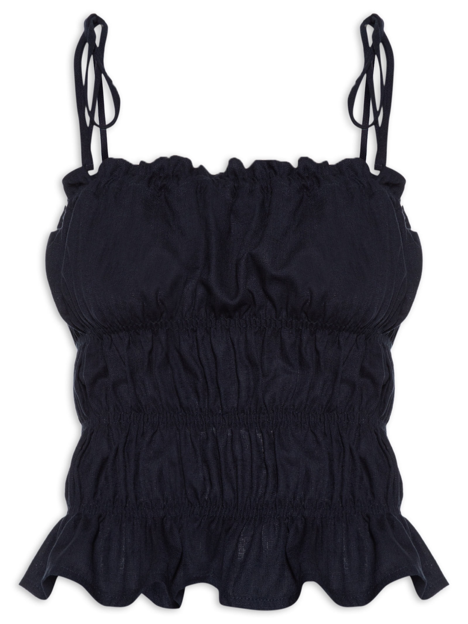 Blusa Feminina Drica Porto Marítimo Preto Panô