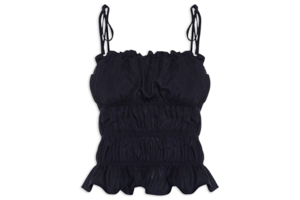 Blusa Feminina Drica Porto Marítimo - Preto