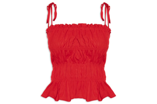Blusa Feminina Drica Porto Pimenta - Vermelho