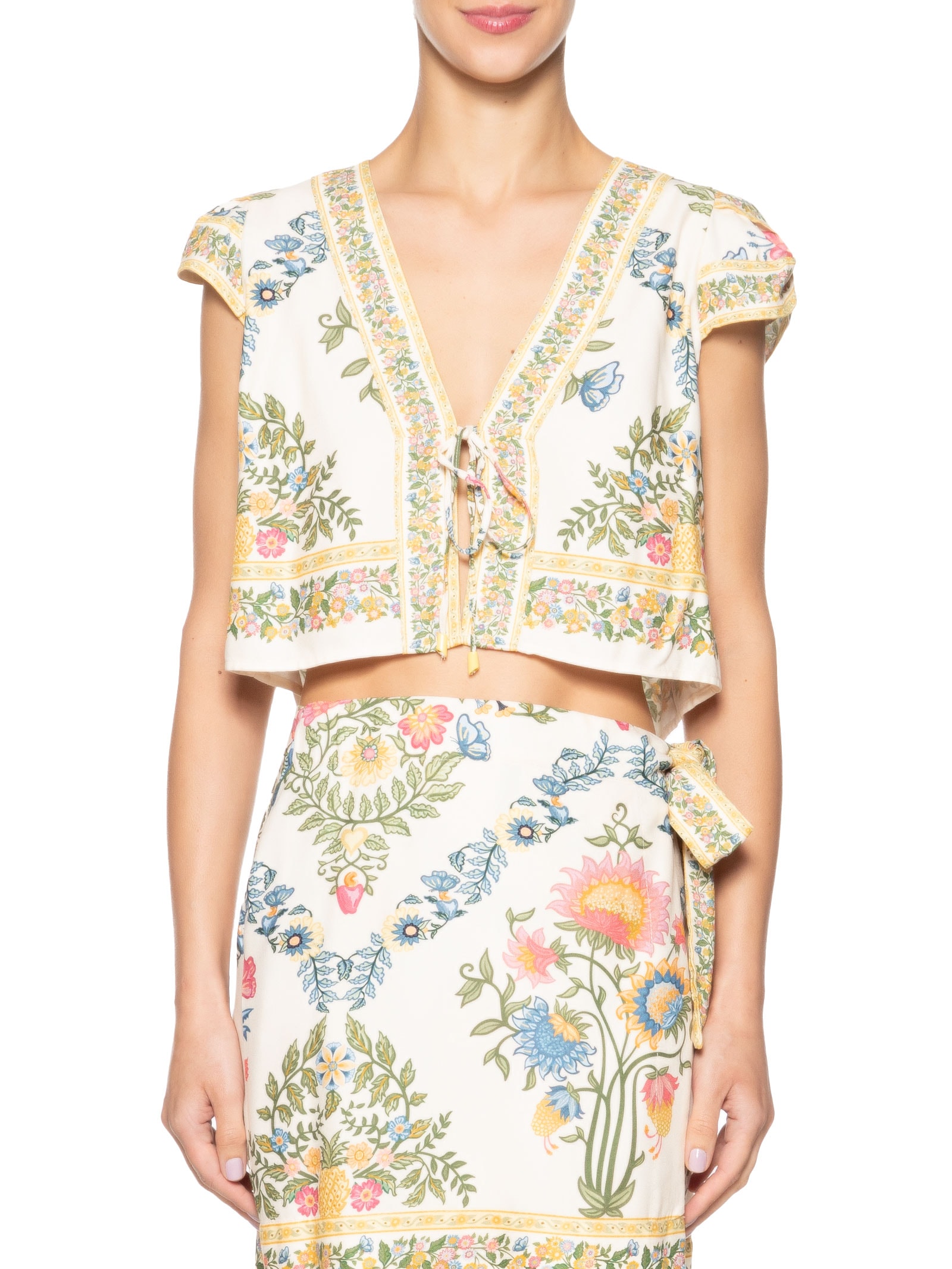 Blusa Feminina Elisa Amarelo Farm