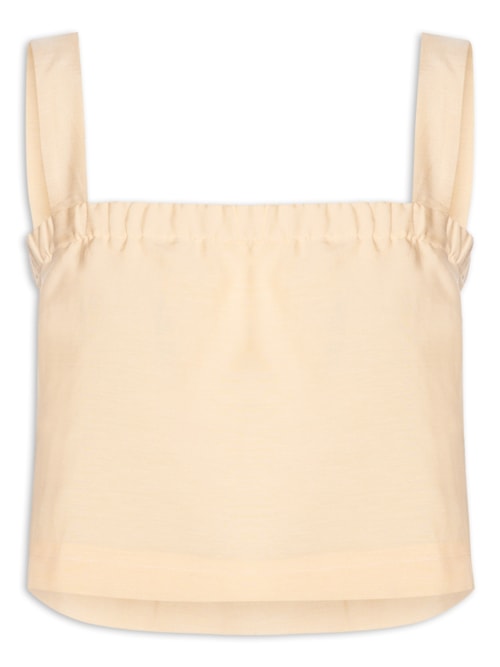 Blusa Feminina Em Linho Misto – Amarelo