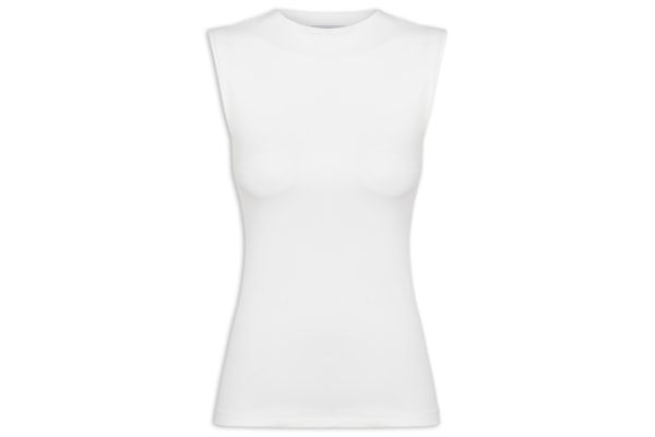 Blusa Feminina Em Malha - Off white