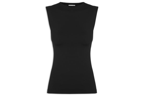Blusa Feminina Em Malha - Preto