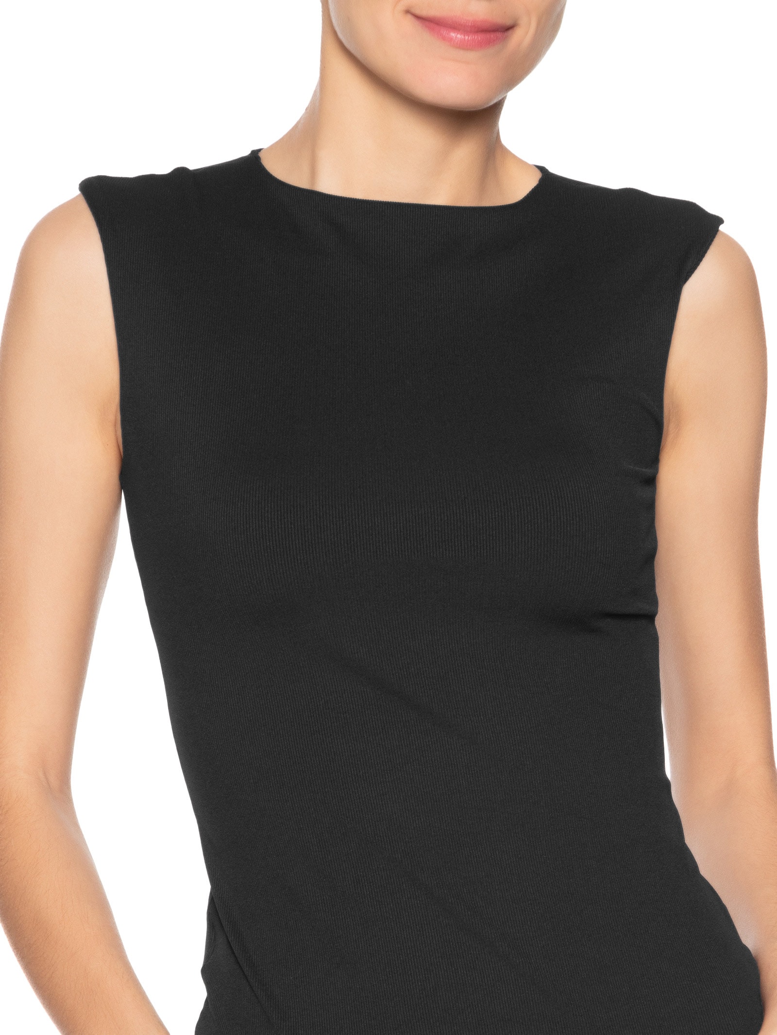 Blusa Feminina Em Malha Preto Market 33
