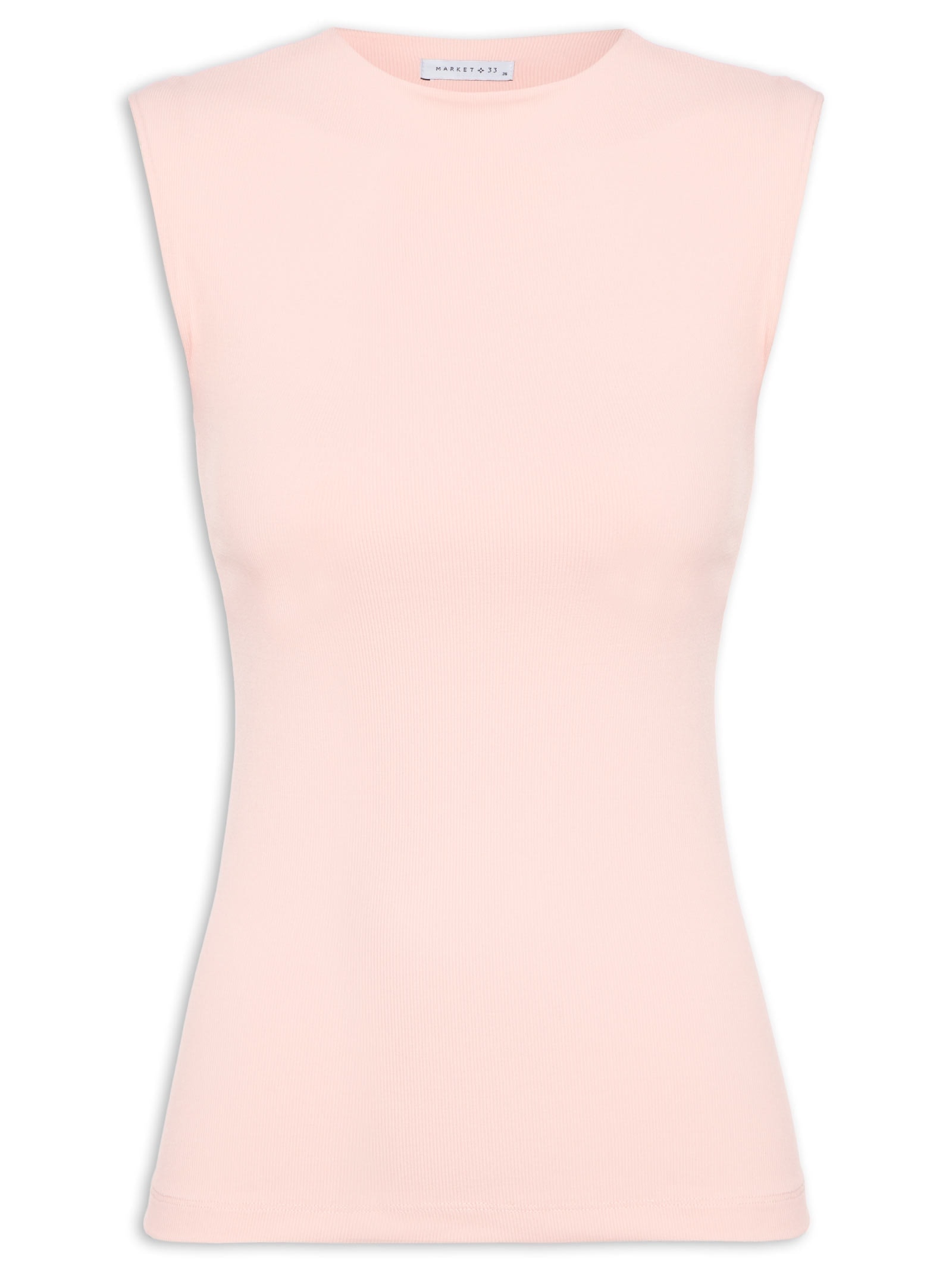 Blusa Feminina Em Malha Rosa Market 33