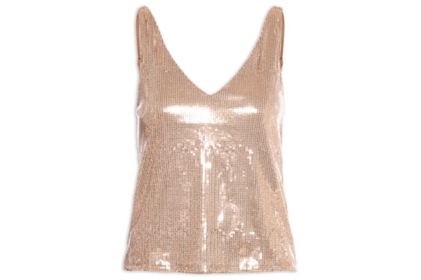 Blusa Feminina Em Paetê - Dourado