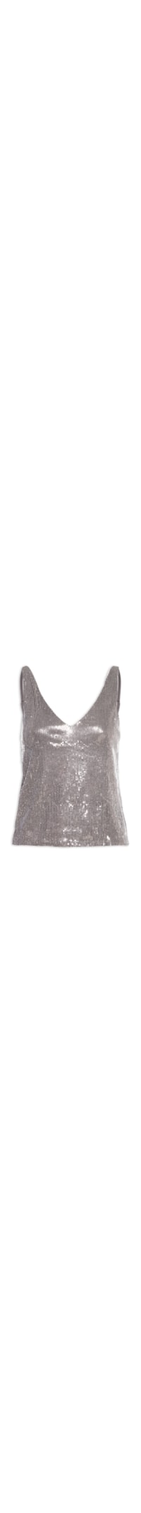 Blusa Feminina Em Paetê - Prateado