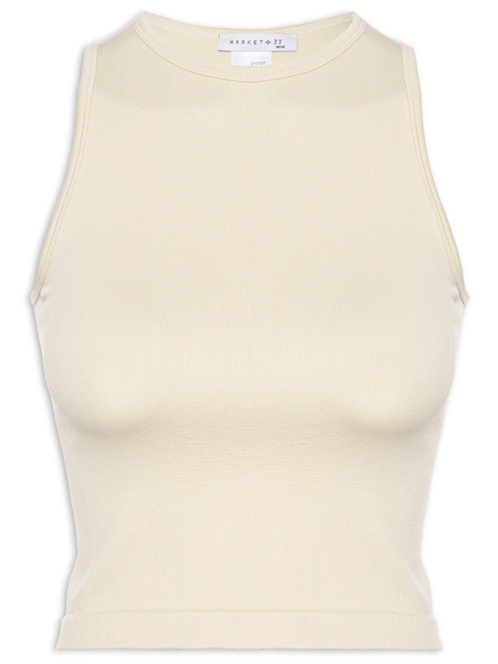 Blusa Feminina Em Poliamida Bege Market 33