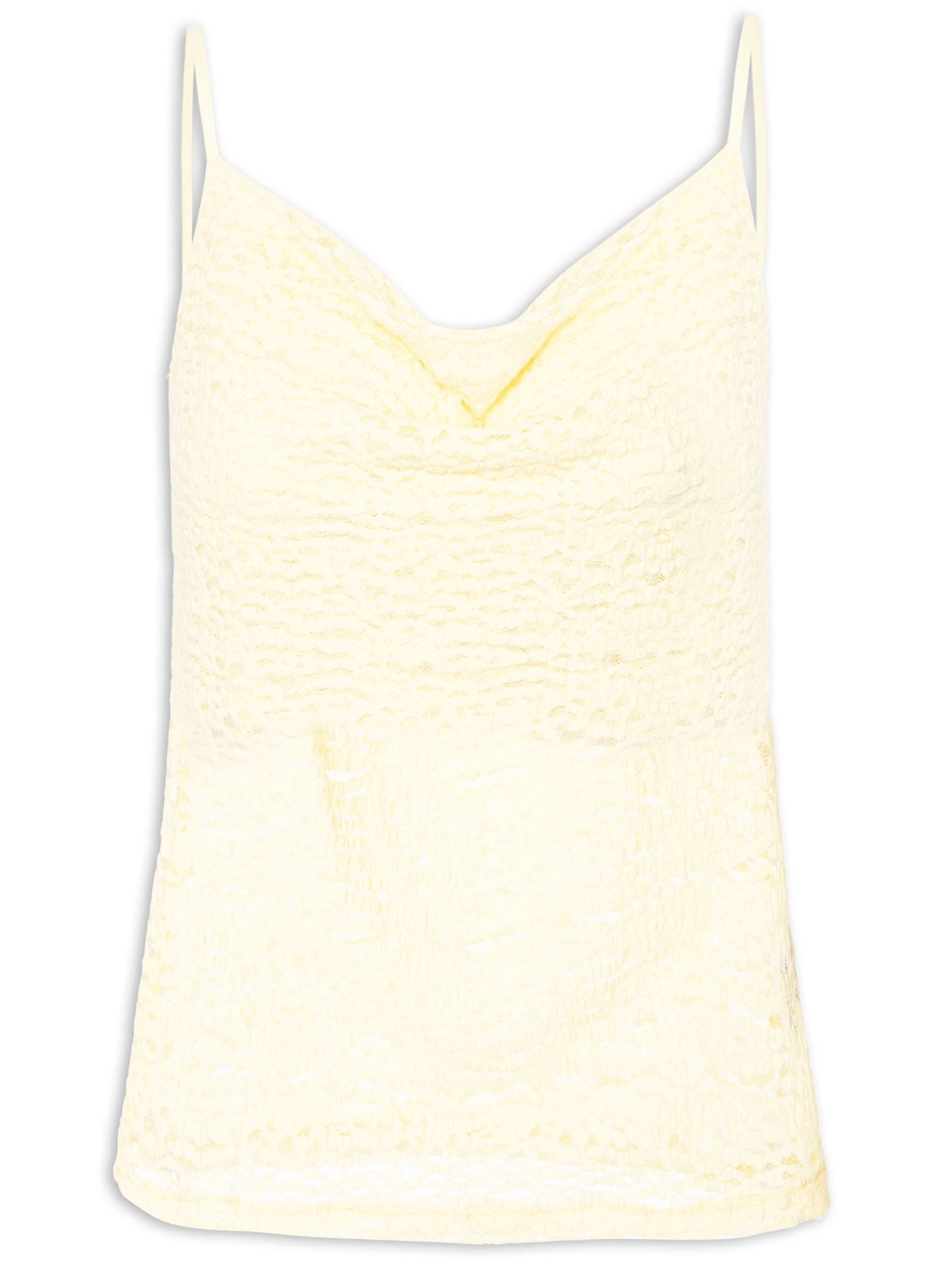 Blusa Feminina Em Renda Amarelo Market 33