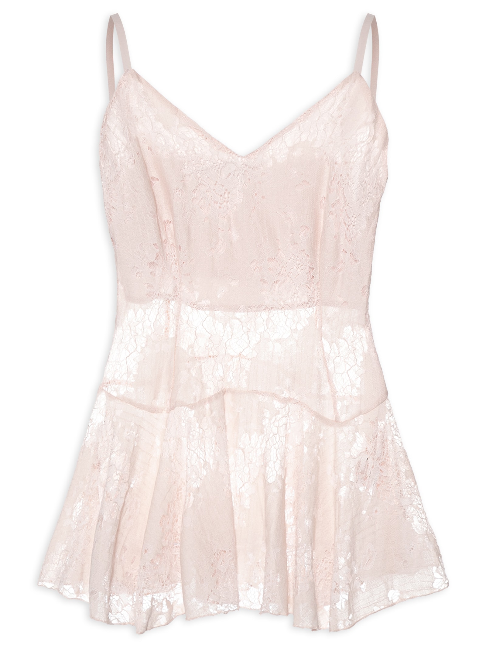 Blusa Feminina Em Renda Rosa Market 33
