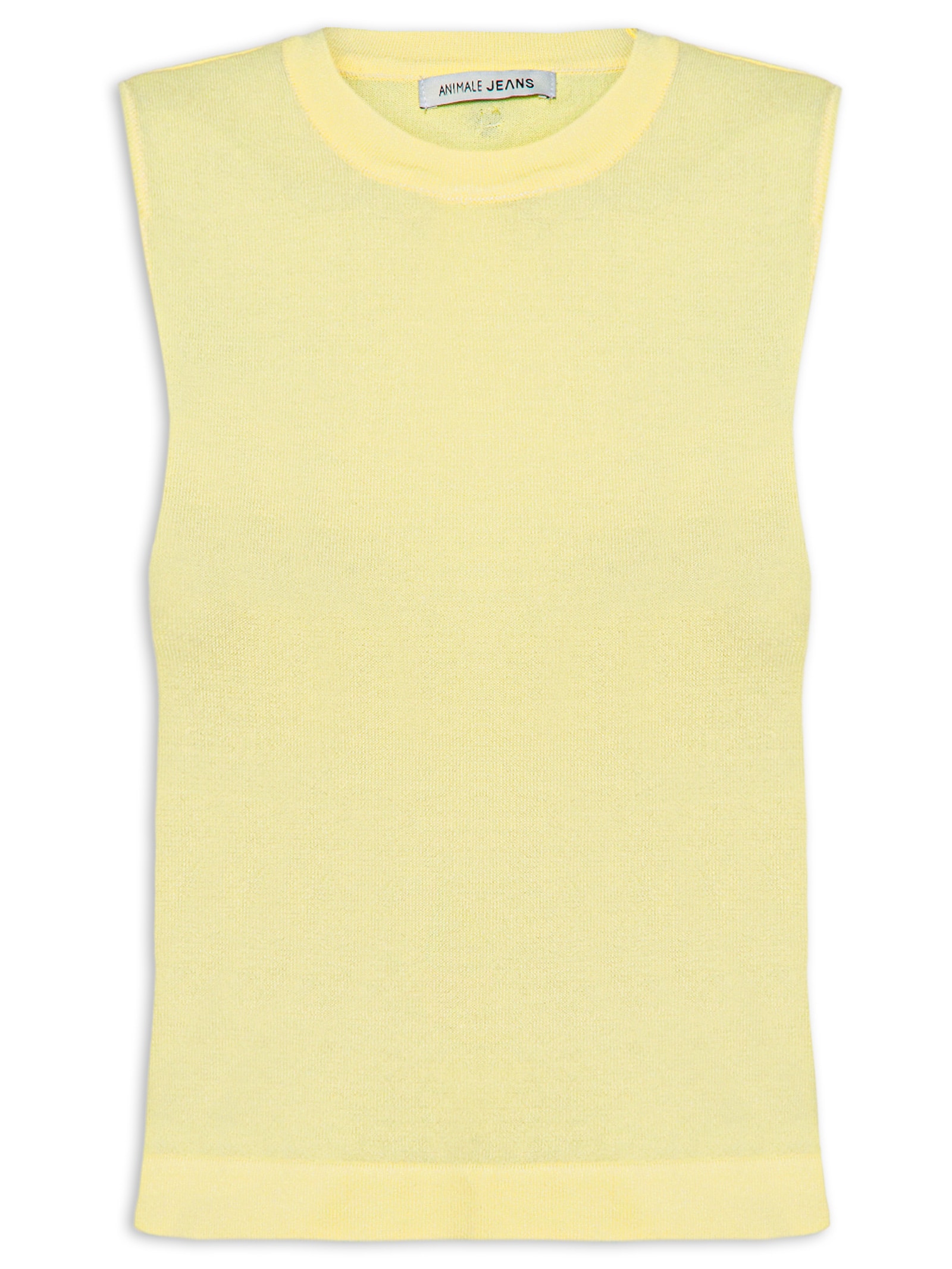 Blusa Feminina Em Tricot Amarelo Animale Jeans