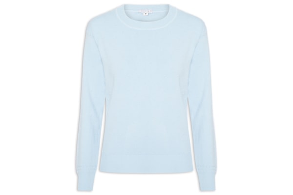Blusa Feminina Em Tricot - Azul