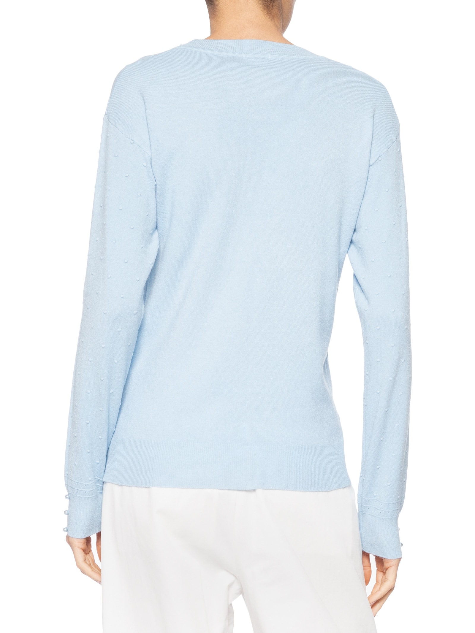 Blusa Feminina Em Tricot Azul Market 33