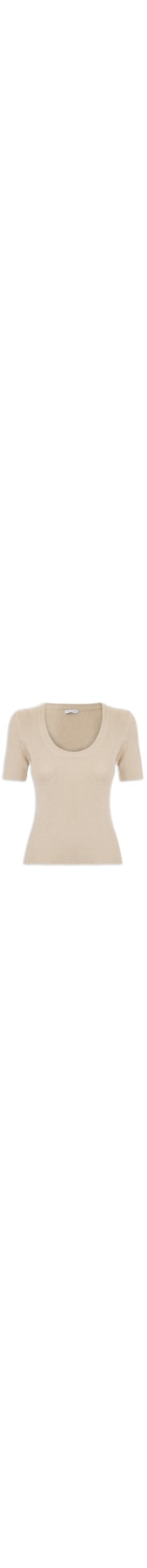 Blusa Feminina Em Tricot - Bege
