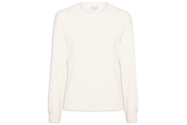 Blusa Feminina Em Tricot - Bege