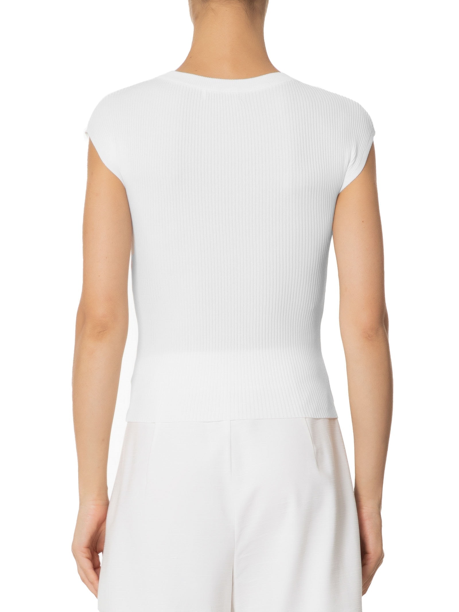 Blusa Feminina Em Tricot Branco '2Essential