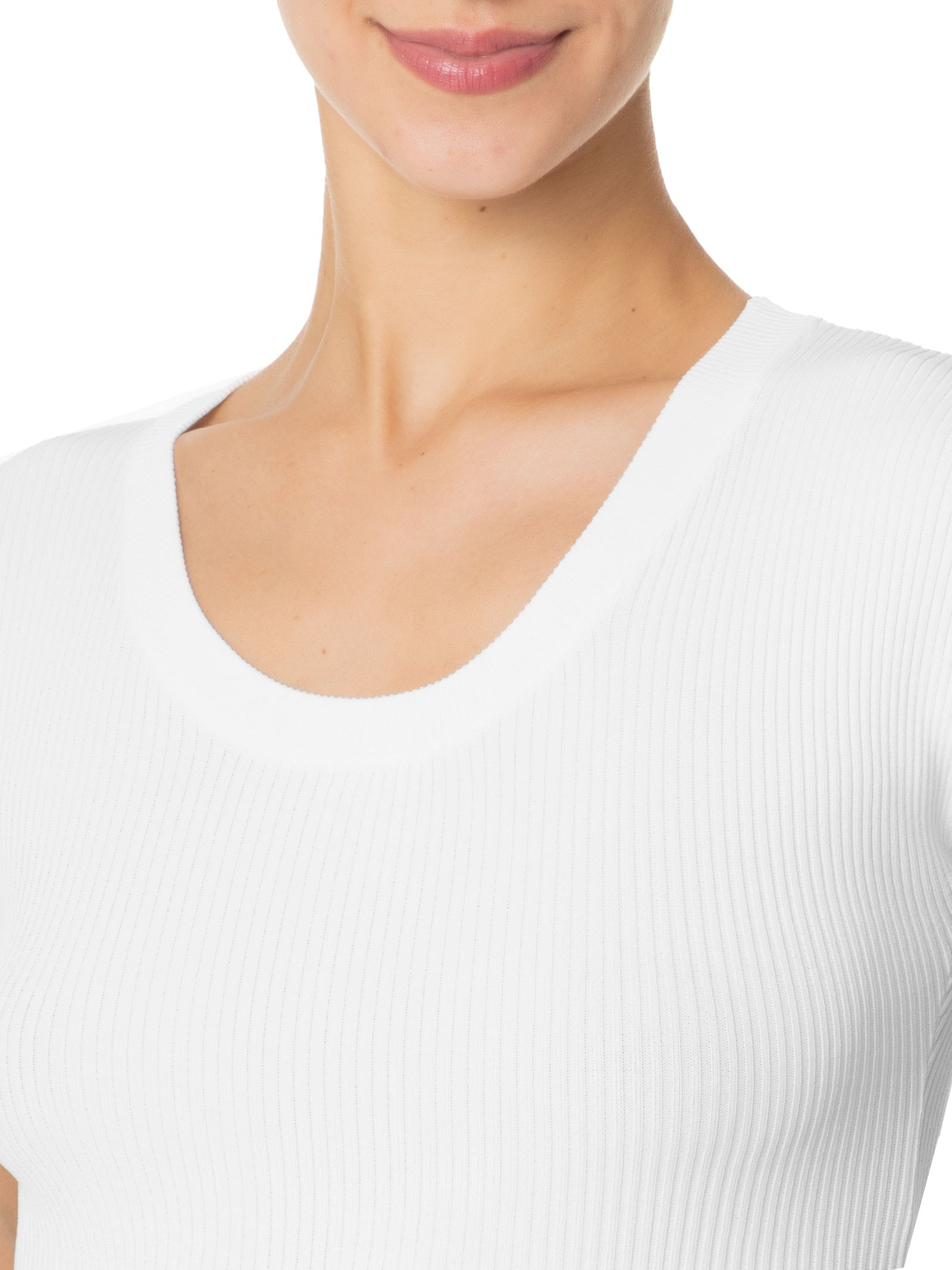Blusa Feminina Em Tricot Branco '2Essential