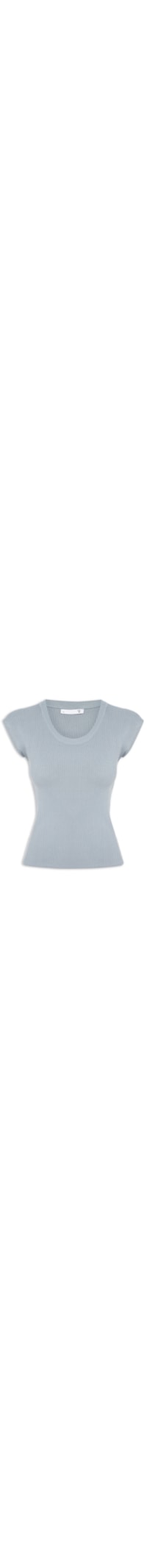 Blusa Feminina Em Tricot - Cinza