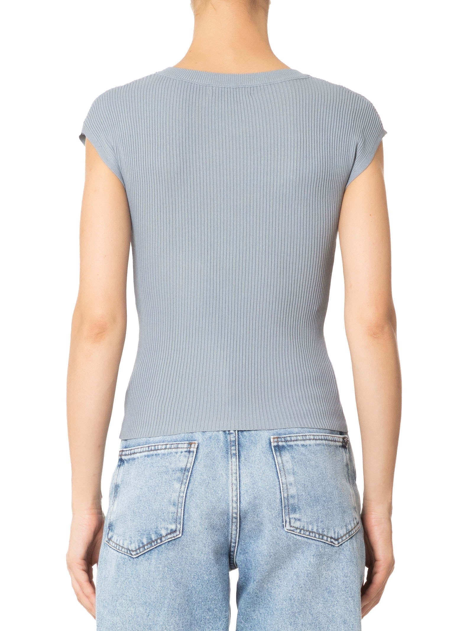 Blusa Feminina Em Tricot Cinza '2Essential