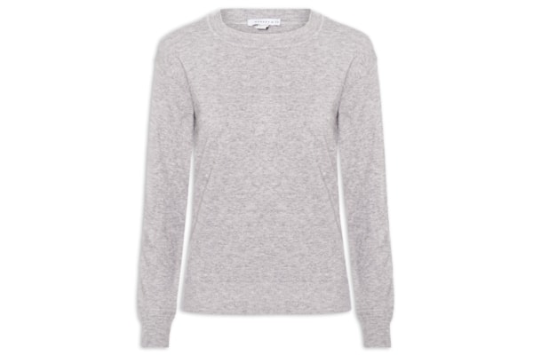 Blusa Feminina Em Tricot - Cinza
