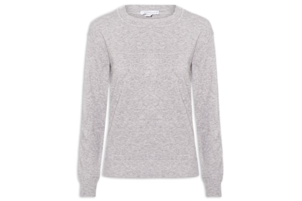 Blusa Feminina Em Tricot - Cinza