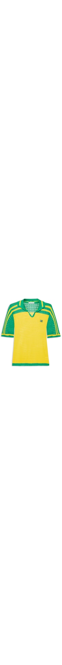 Blusa Feminina em Tricot Copa Brasil - Amarelo