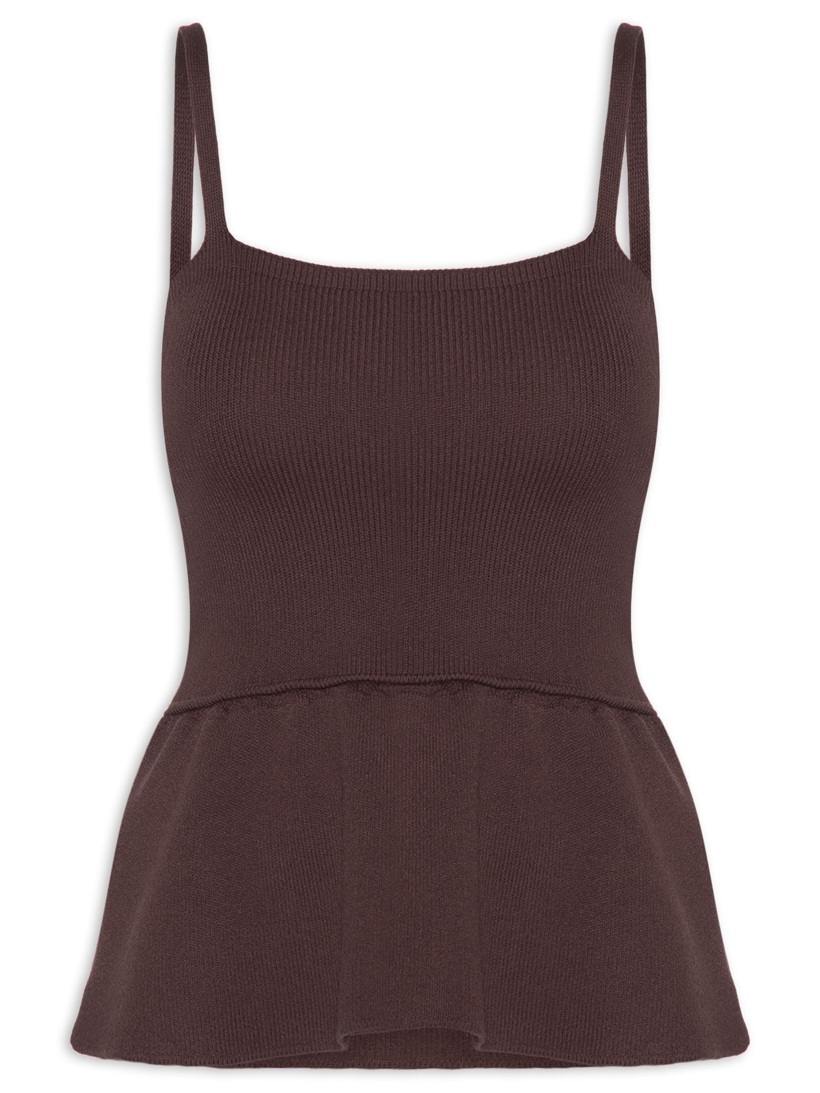 Blusa Feminina Em Tricot Marrom Market 33