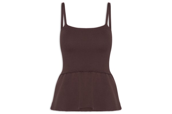 Blusa Feminina Em Tricot - Marrom