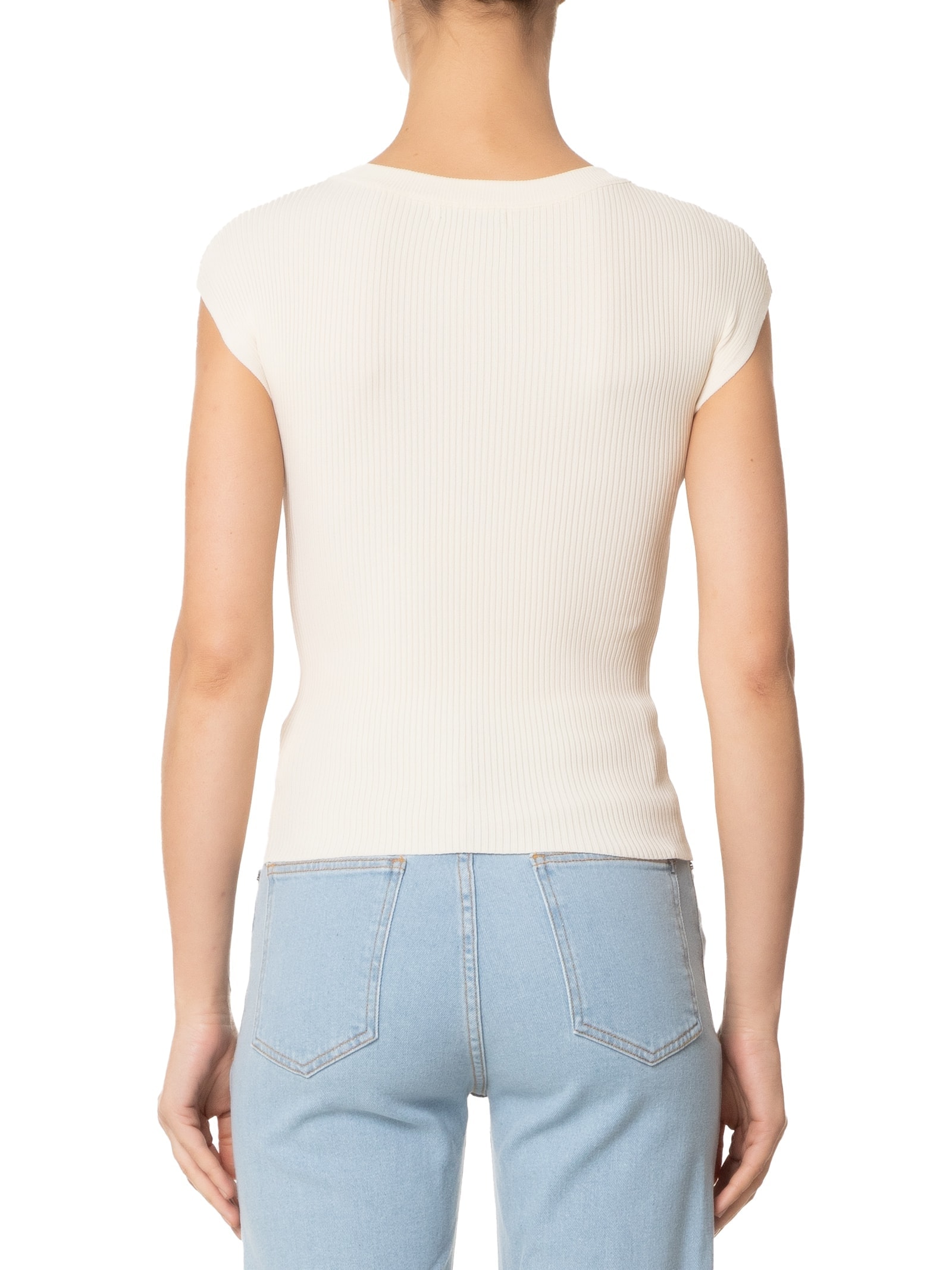 Blusa Feminina Em Tricot Off White  '2Essential