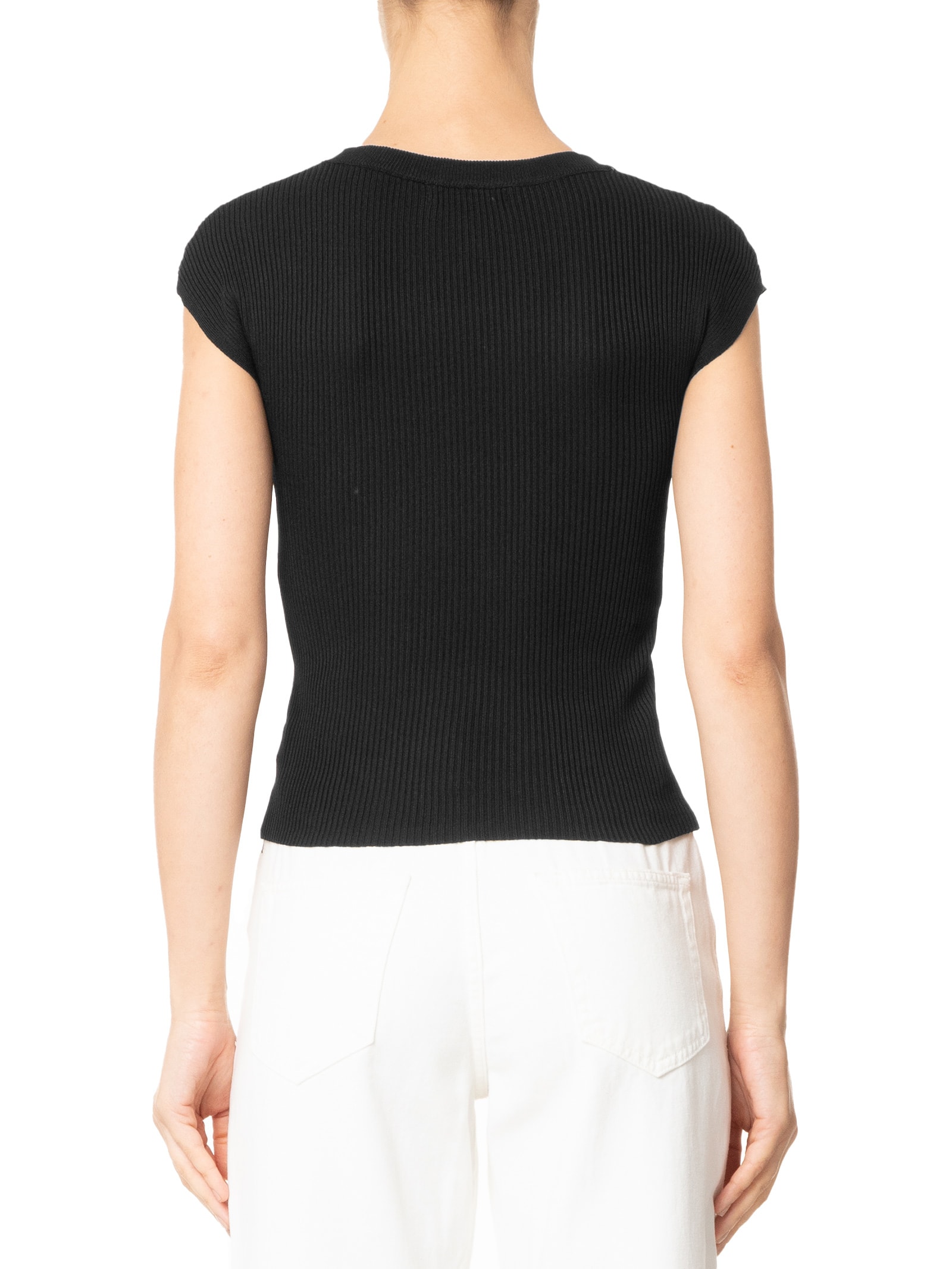 Blusa Feminina Em Tricot Preto '2Essential