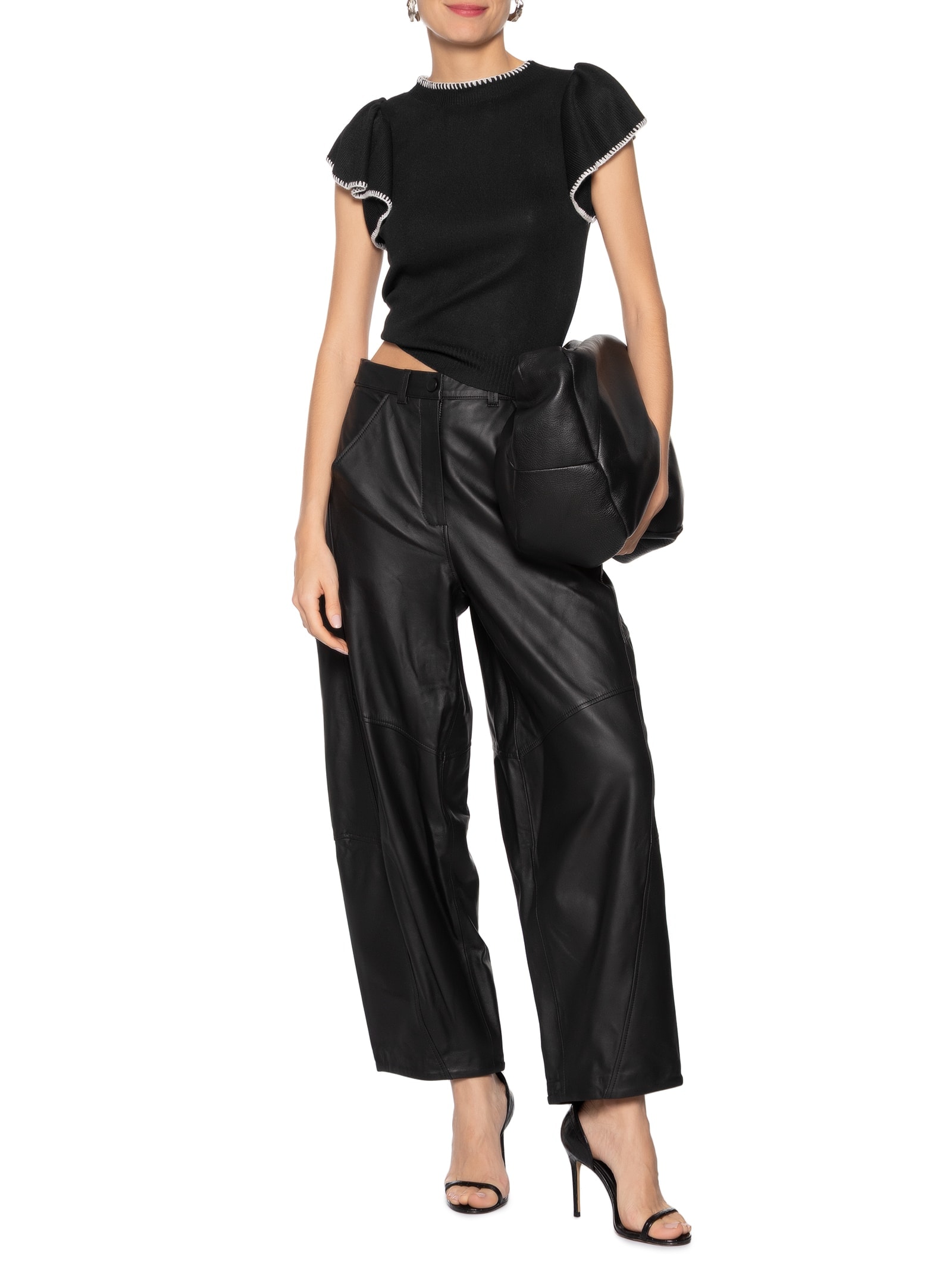 Blusa Feminina em Tricot Preto Market 33