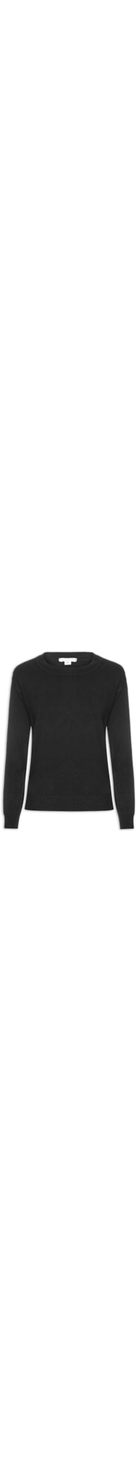 Blusa Feminina Em Tricot - Preto