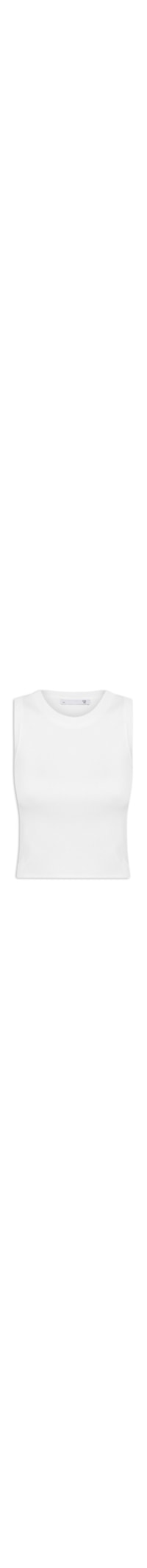 Blusa Feminina Em Tricot Sem Manga - Off White