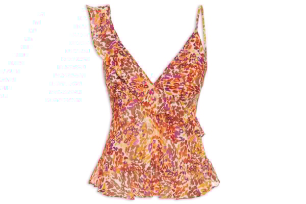 Blusa Feminina Estampa Instinto Cerâmica - Laranja