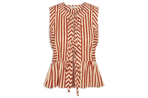Blusa Feminina Estampa Listra – Vermelho