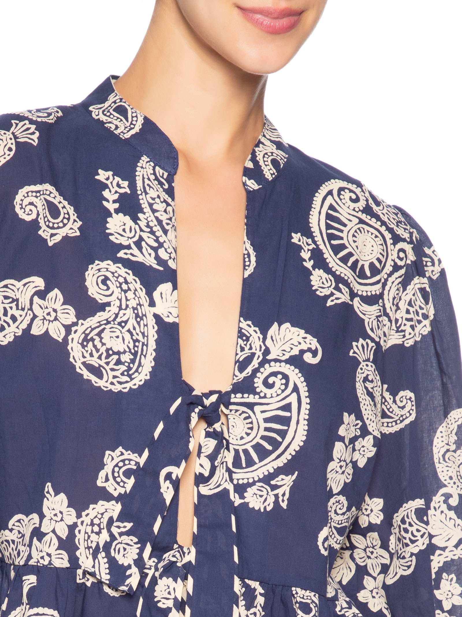 Blusa Feminina Estampa Marinha Mix – Azul Dress To