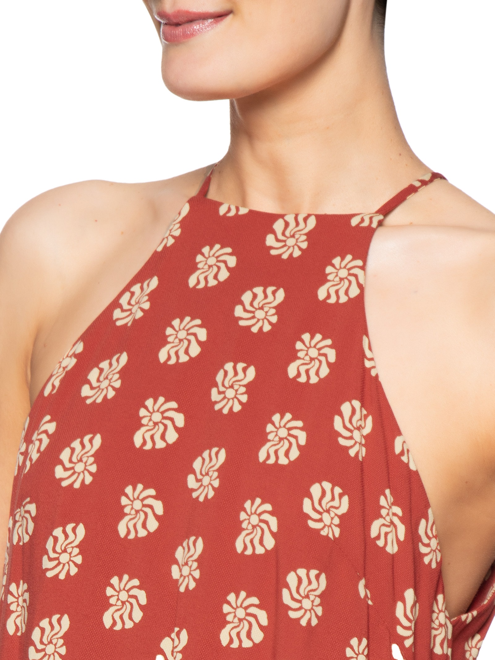 Blusa Feminina  Estampa Marisco Vermelho Dress To