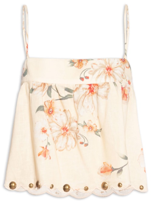 Blusa Feminina Estampa Poppy – Amarelo