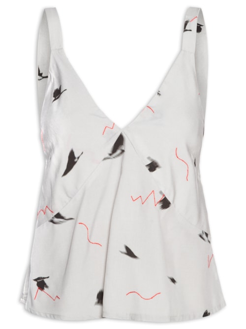 Blusa Feminina Estampa Veloz – Cinza