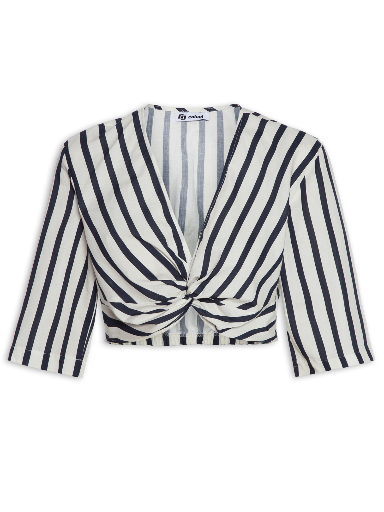 Blusa Feminina Estampada Azul Colcci
