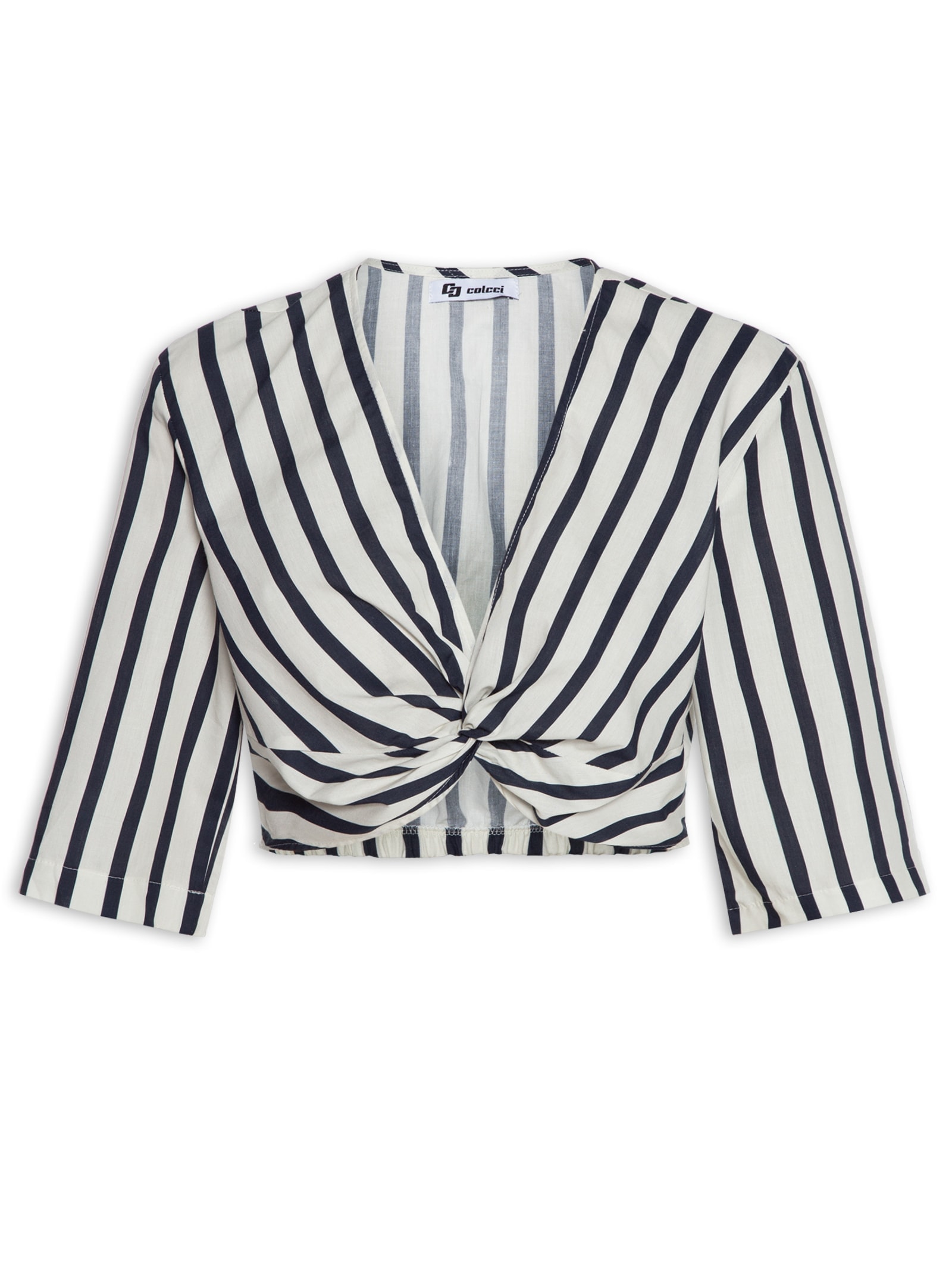 Blusa Feminina Estampada Azul Colcci