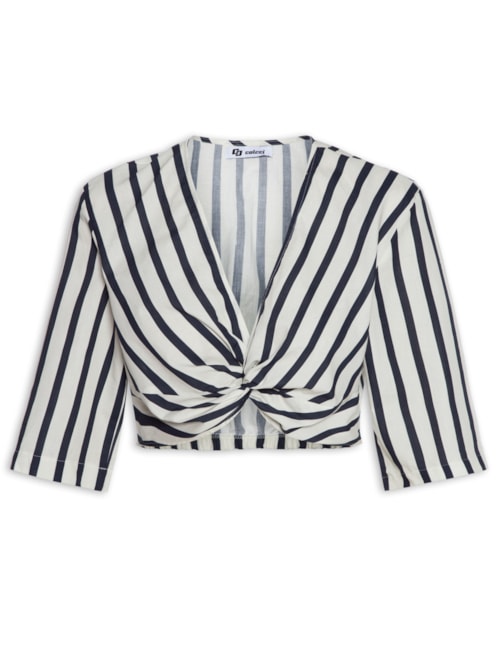 Blusa Feminina Estampada – Azul