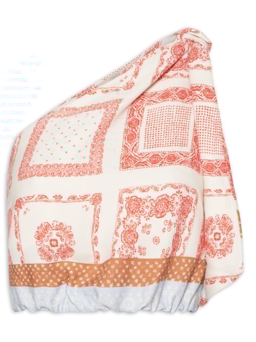 Blusa Feminina Estampada – Bege